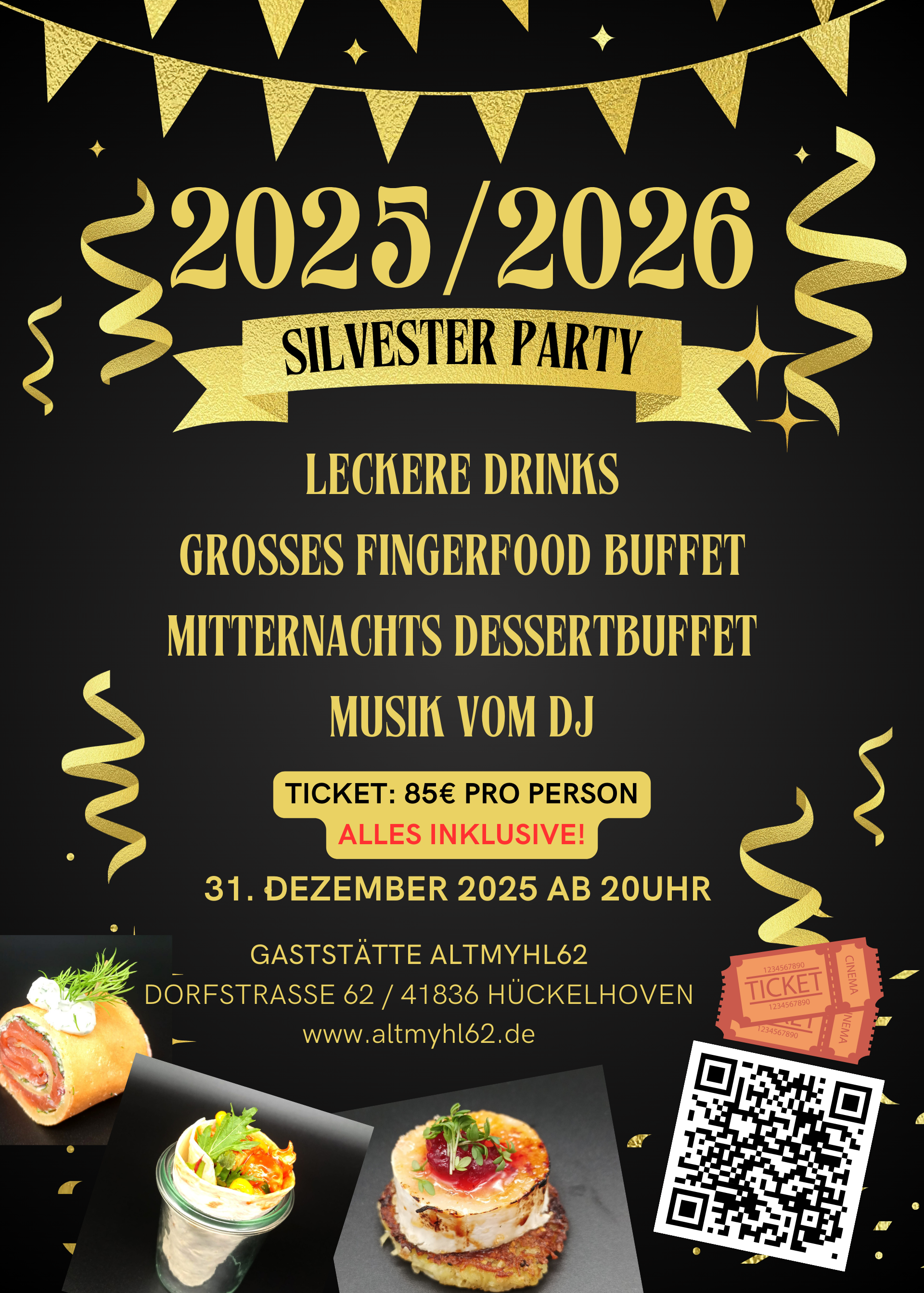 Flyer: Silvesterester Party