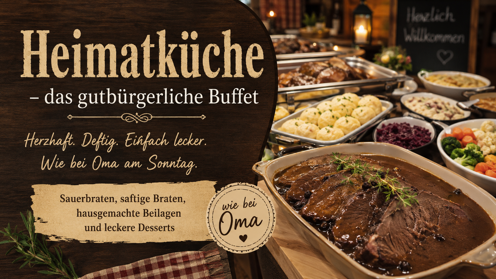 Heimatküche – das gutbürgerliche Buffet